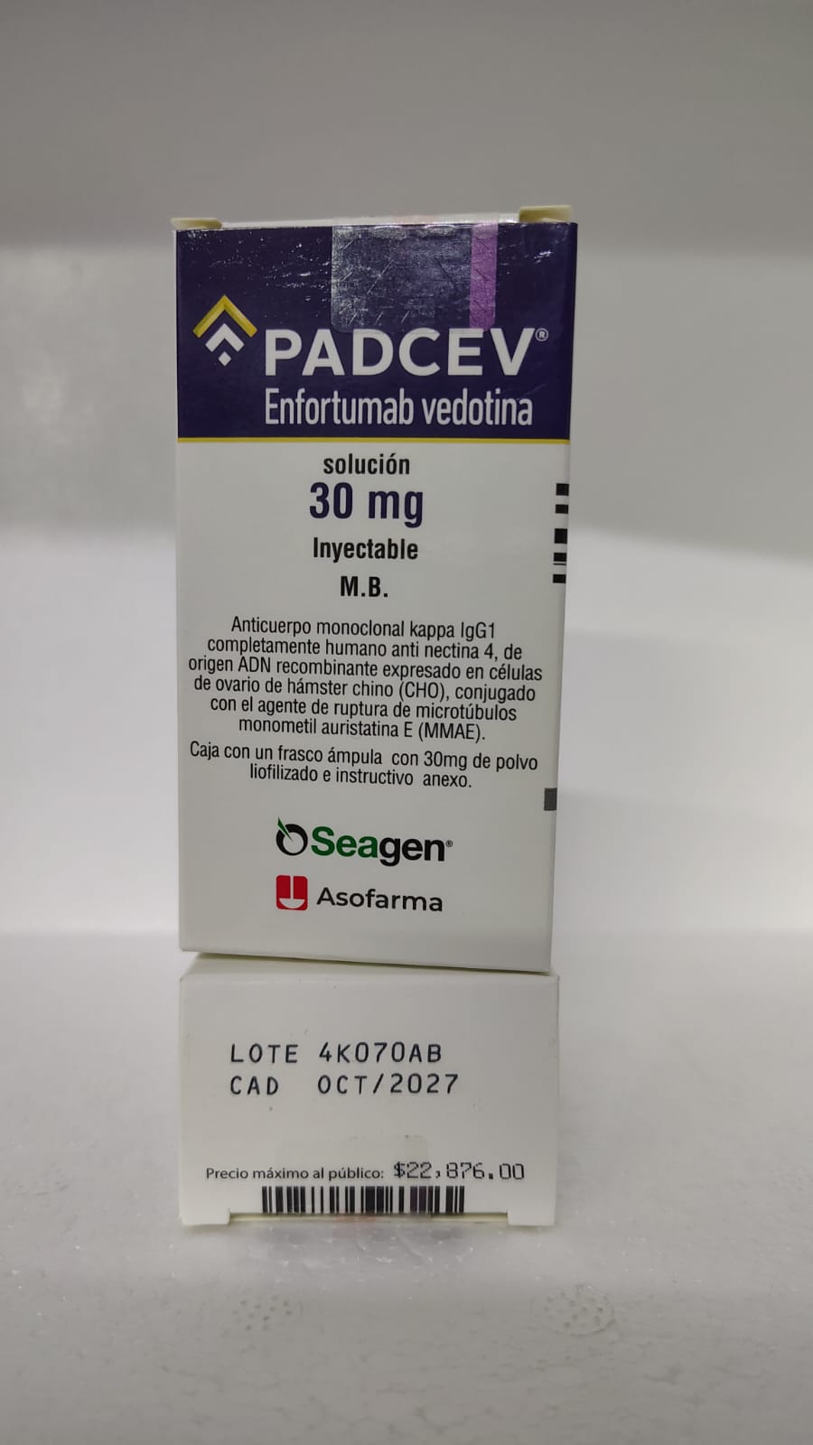 ENFORTUMAB VEDOTINA 30 MG (PADCEV)