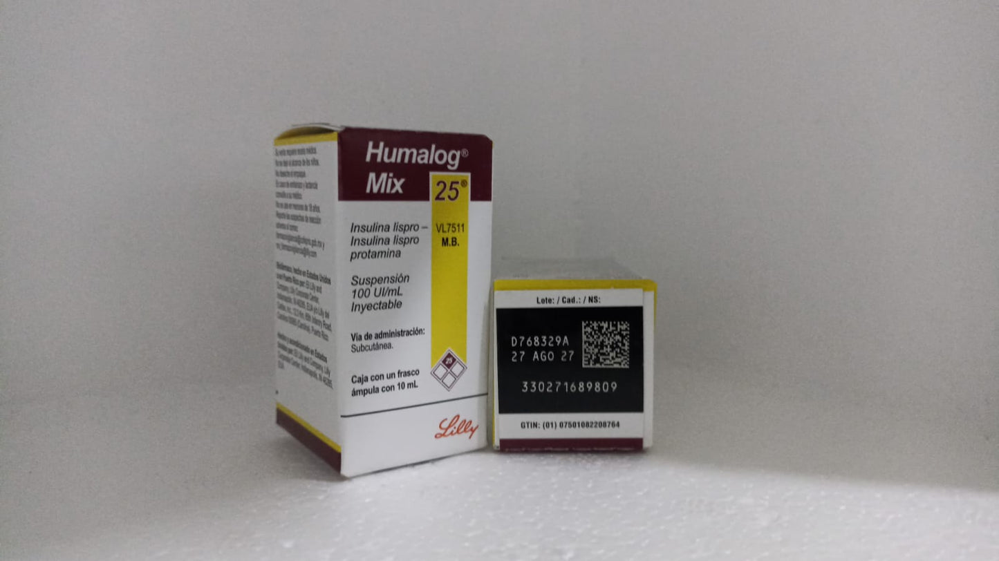 INSULINA LISPRO (HUMALOG MIX 25)
